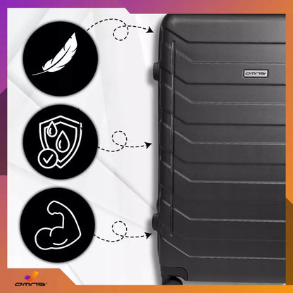 Mažas kelioninis lagaminas, rankinio bagažo dydžio, su ratukais, ABS dėklas vaikams, 40L