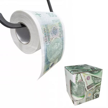 Juokingas tualetinis popierius „100 EUR“ XL – smagi dovana