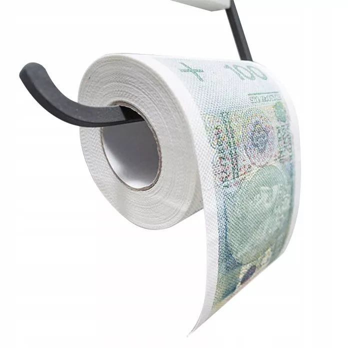 Juokingas tualetinis popierius „100 EUR“ XL – smagi dovana