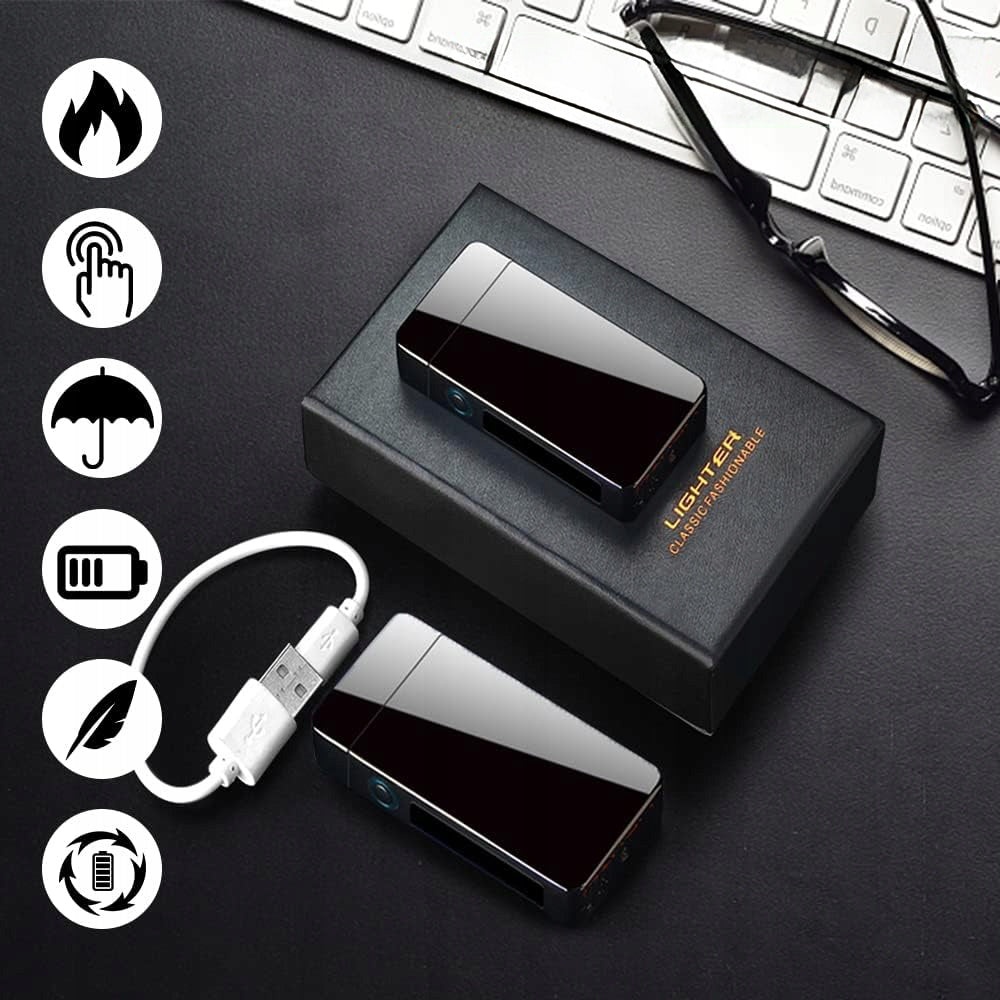 Plazmas Elektriskais Šķiltavas ar USB Uzlādi – Moderns un Elegants