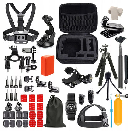 Rinkinys 6 1in 1 priedai, skirti GoPro HERO 13 12 11 10 9 8 7 6 5 BLACK
