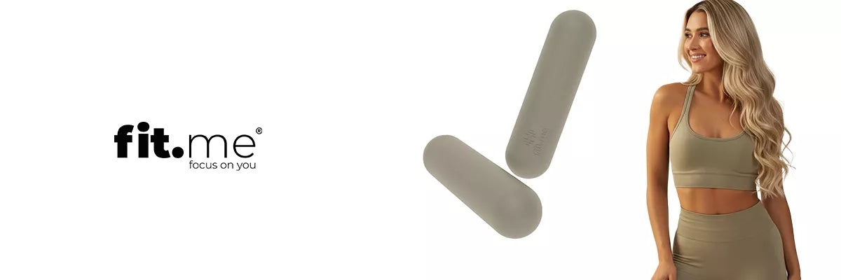 Treniruočių hantelių rinkinys Fit.Me 2x1,5 kg, skirtas pilatesui ir fitnesui