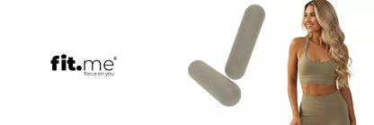 Treniruočių hantelių rinkinys Fit.Me 2x1,5 kg, skirtas pilatesui ir fitnesui