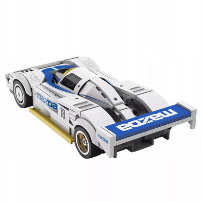 CaDA konstravimo rinkinys baltas sportinis automobilis Mazda