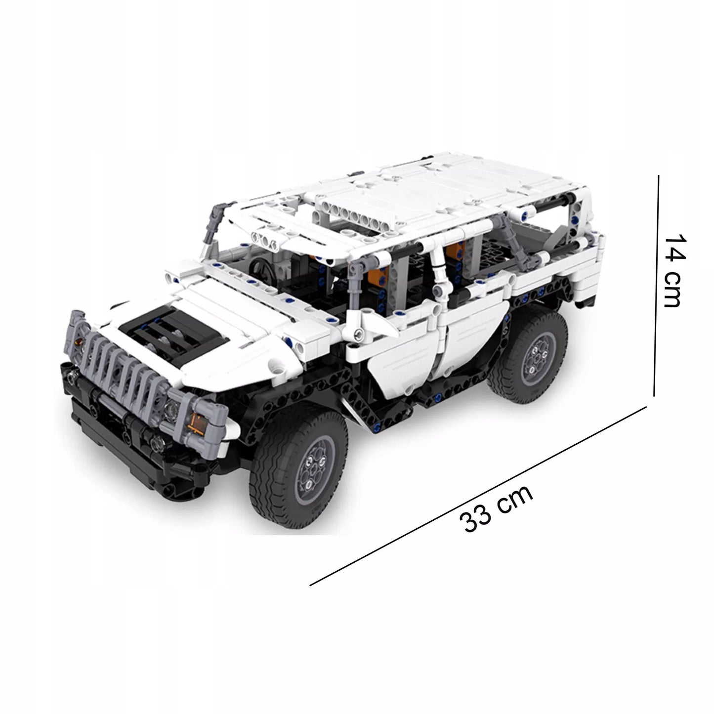 Statybinių kaladėlių rinkinys CADA Warrior H2 – dvigubo režimo valdymas