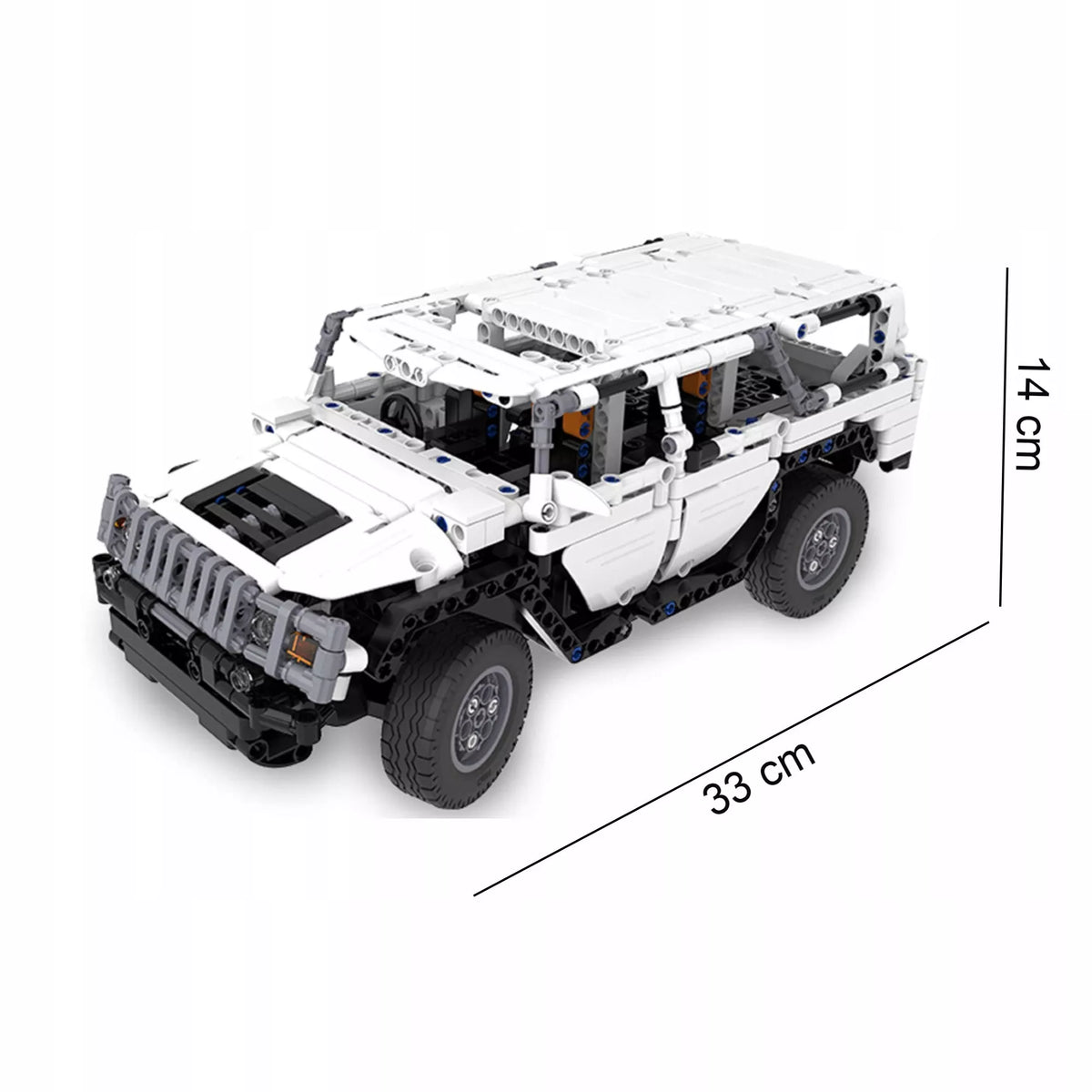 Statybinių kaladėlių rinkinys CADA Warrior H2 – dvigubo režimo valdymas