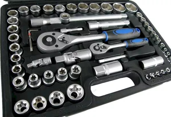 108 elementų raktų komplektas su Torx ir tarpikliais