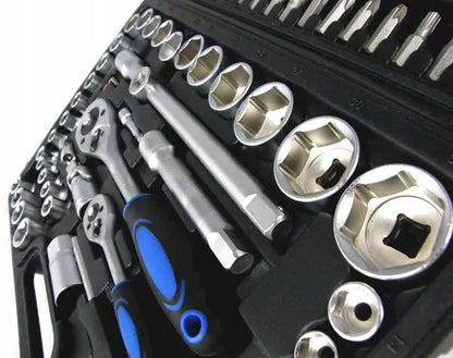 108 elementų raktų komplektas su Torx ir tarpikliais