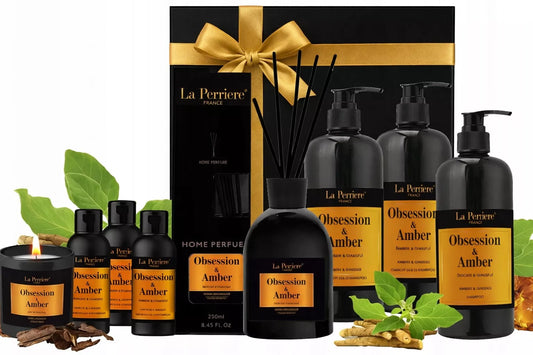 KOSMETIKOS RINKINYS DOVANA KREPŠELIS + AROMATAS + ŽVAKĖ DIFUZORIUS ŽELĖ ŠAMPŪNAS
