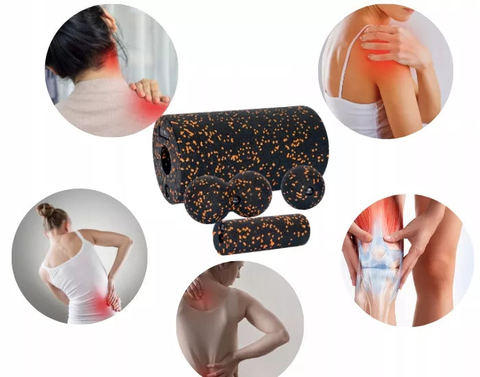 4-in-1 masažinis raumenų volas – didelis ritinėlis