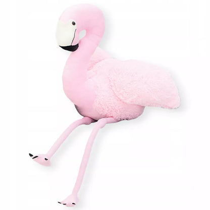 Gigantiškas žaislas pliušinis didelis rausvas lokys didelis flamingas 150 cm