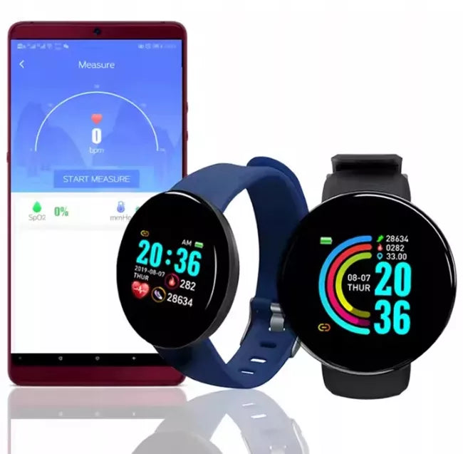 Moteriškas laikrodis / MK-Tech / SMARTWATCH / žingsniamatis / pulsometras / violetinis