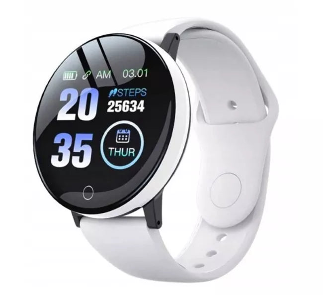 Moteriškas laikrodis / MK-Tech / SMARTWATCH / žingsniamatis / pulsometras / violetinis