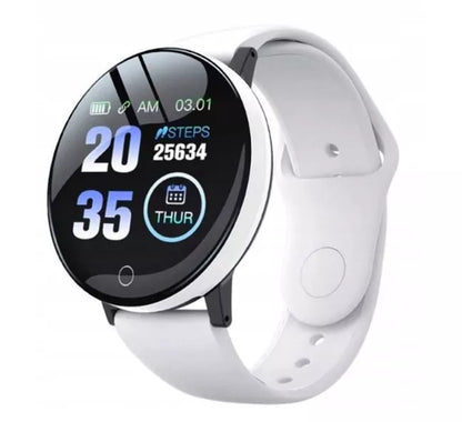 Moteriškas laikrodis / MK-Tech / SMARTWATCH / žingsniamatis / pulsometras / violetinis
