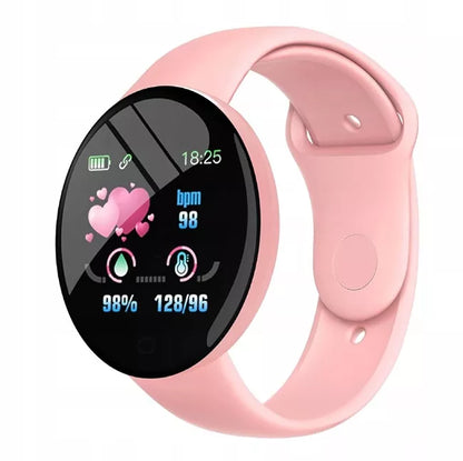 Moteriškas laikrodis / MK-Tech / SMARTWATCH / žingsniamatis / pulsometras / violetinis