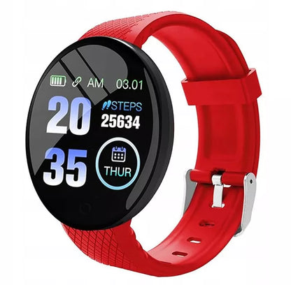 Moteriškas laikrodis / MK-Tech / SMARTWATCH / žingsniamatis / pulsometras / violetinis