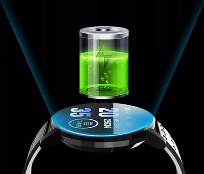 Moteriškas laikrodis / MK-Tech / SMARTWATCH / žingsniamatis / pulsometras / violetinis