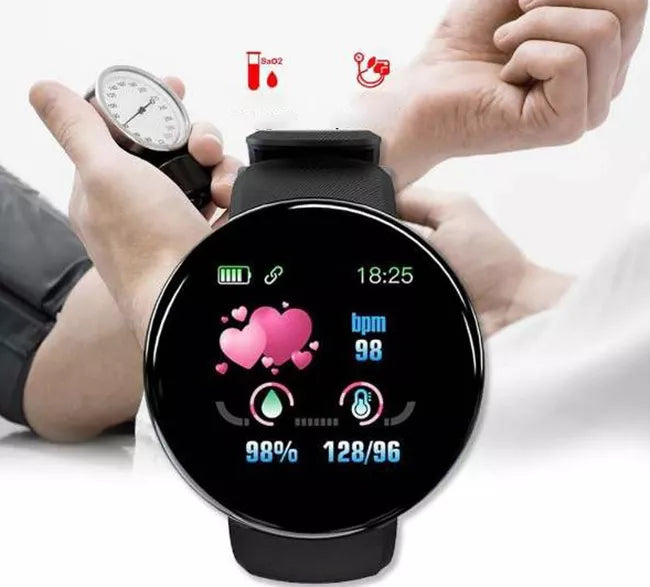 Moteriškas laikrodis / MK-Tech / SMARTWATCH / žingsniamatis / pulsometras / žalias