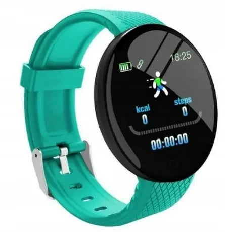 Moteriškas laikrodis / MK-Tech / SMARTWATCH / žingsniamatis / pulsometras / žalias