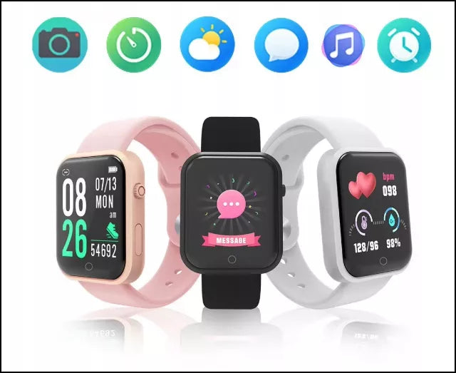 Vaikiškas laikrodis / SMARTWATCH / žingsniamatis / širdies ritmo matuoklis
