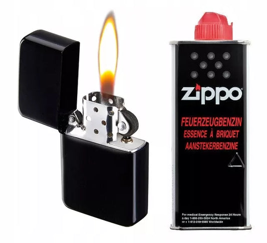 Zippo Champ Black – stilingas benzininis žiebtuvėlis