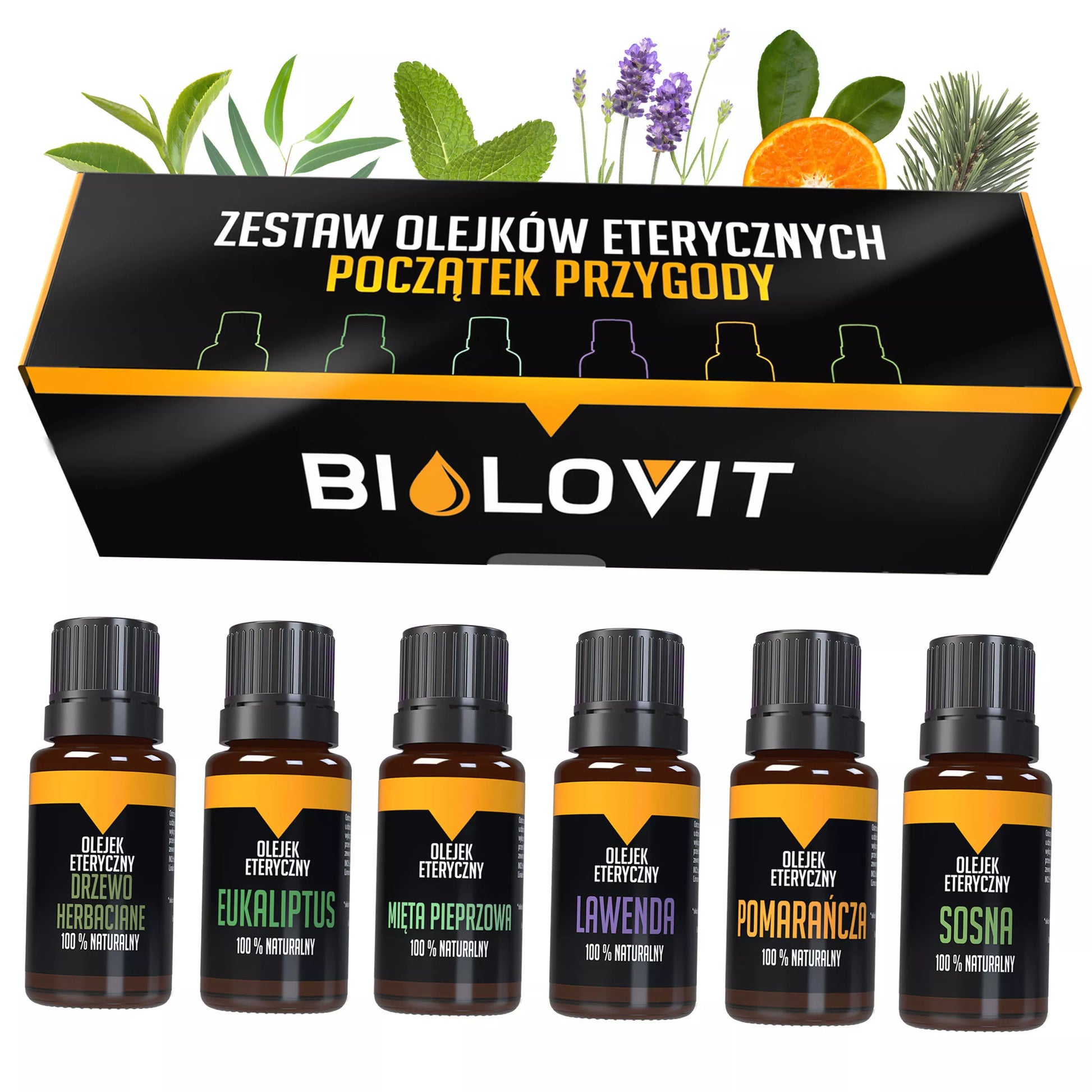 Eterinių Aliejų Rinkinys Pradžia Kelionė Dovana Aromaterapija 6x 10ml