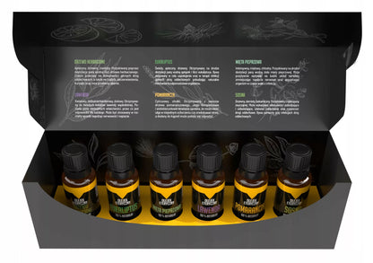 Eterinių Aliejų Rinkinys Pradžia Kelionė Dovana Aromaterapija 6x 10ml