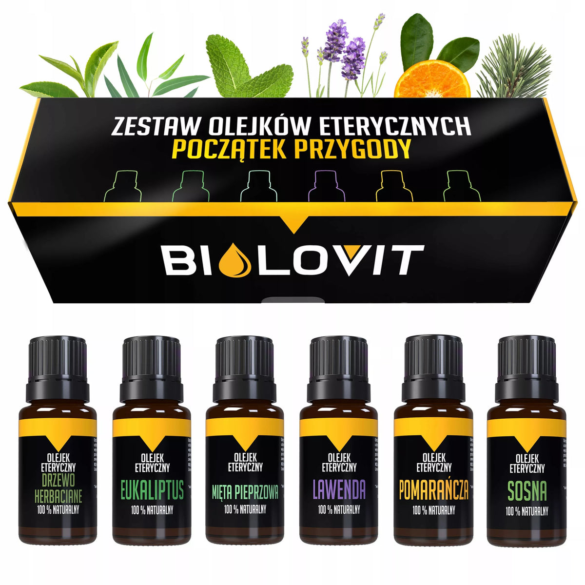 Eterinių Aliejų Rinkinys Pradžia Kelionė Dovana Aromaterapija 6x 10ml