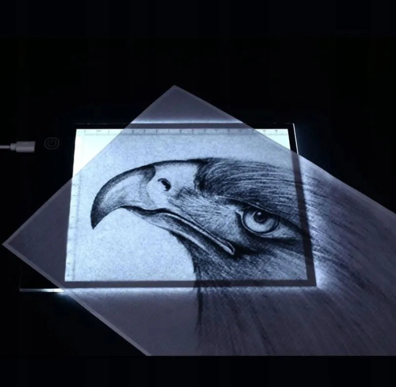 A4 LED šviesos lenta piešimui ir kalkavimui
