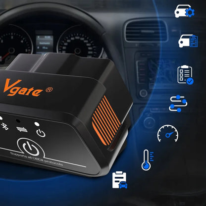 Diagnostinis interfeisas Vgate iCar2 OBD2 ELM327 Bluetooth