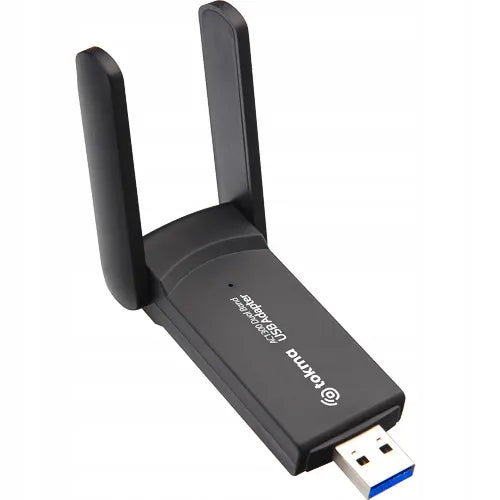 AC1300 belaidis USB Wi-Fi tinklo adapteris su antenomis 1300Mbps 5GHz WPA3