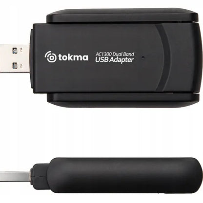 AC1300 belaidis Wi-Fi tinklo adapteris USB su antenomis 1300 Mbps 5 GHz