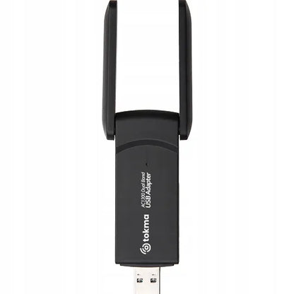 AC1300 belaidis Wi-Fi tinklo adapteris USB su antenomis 1300 Mbps 5 GHz
