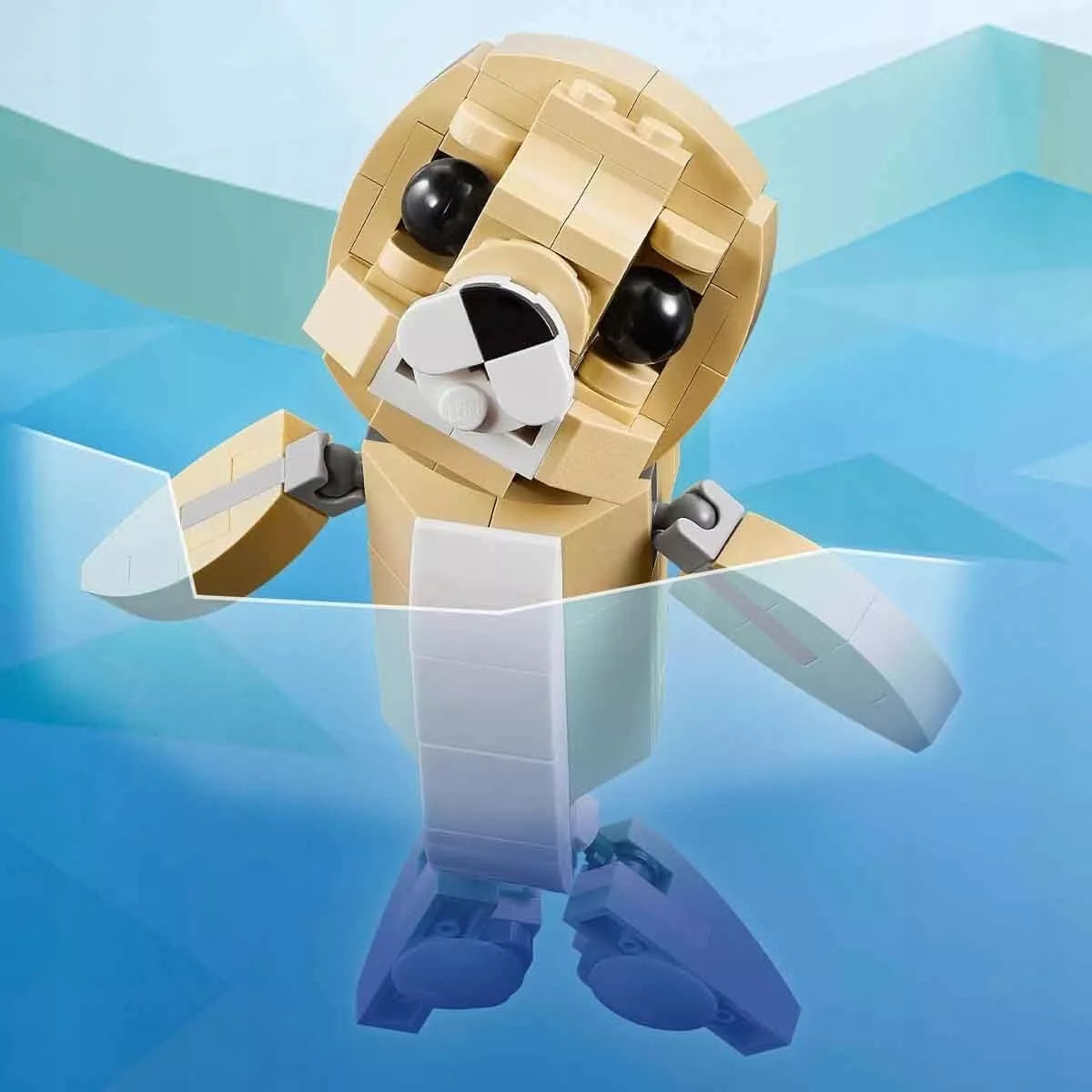 LEGO CREATOR 3in1 kaladėlės 31162 Mielas zuikis, lama, ruonis, triušis