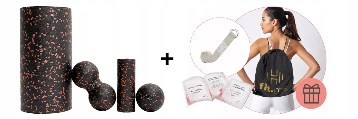 4-in-1 masažinis raumenų volas – didelis ritinėlis