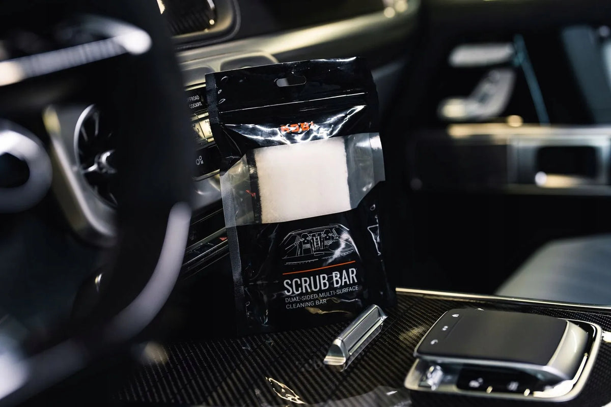 ADBL Bonnet + Scrub Bar rinkinys rankiniam sėdynių ir lubų apmušalų valymui