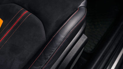 ADBL Leather Kit – odinių apmušalų valymo ir priežiūros rinkinys su valikliu, kondicionieriumi ir šepetėliu