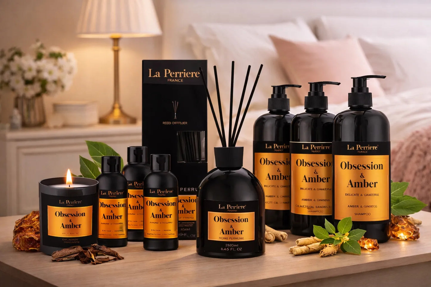 KOSMETIKOS RINKINYS DOVANA KREPŠELIS + AROMATAS + ŽVAKĖ DIFUZORIUS ŽELĖ ŠAMPŪNAS