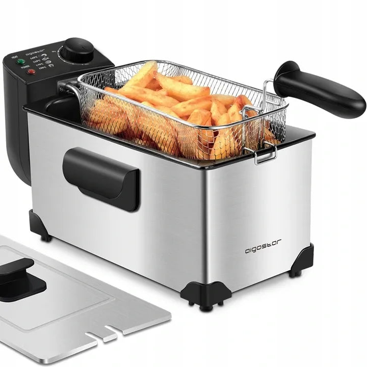 Aigostar 30HEY riebalų gruzdintuvė 3L tradicinė gruzdintuvė 2200W