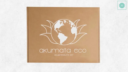 „Akumata Eco“ ekologiškas akupresūros kilimėlio ir pagalvėlės rinkinys