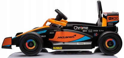 Akumuliatorinis automobilis Bolid Quad elektrinė transporto priemonė McLaren Sun Baby