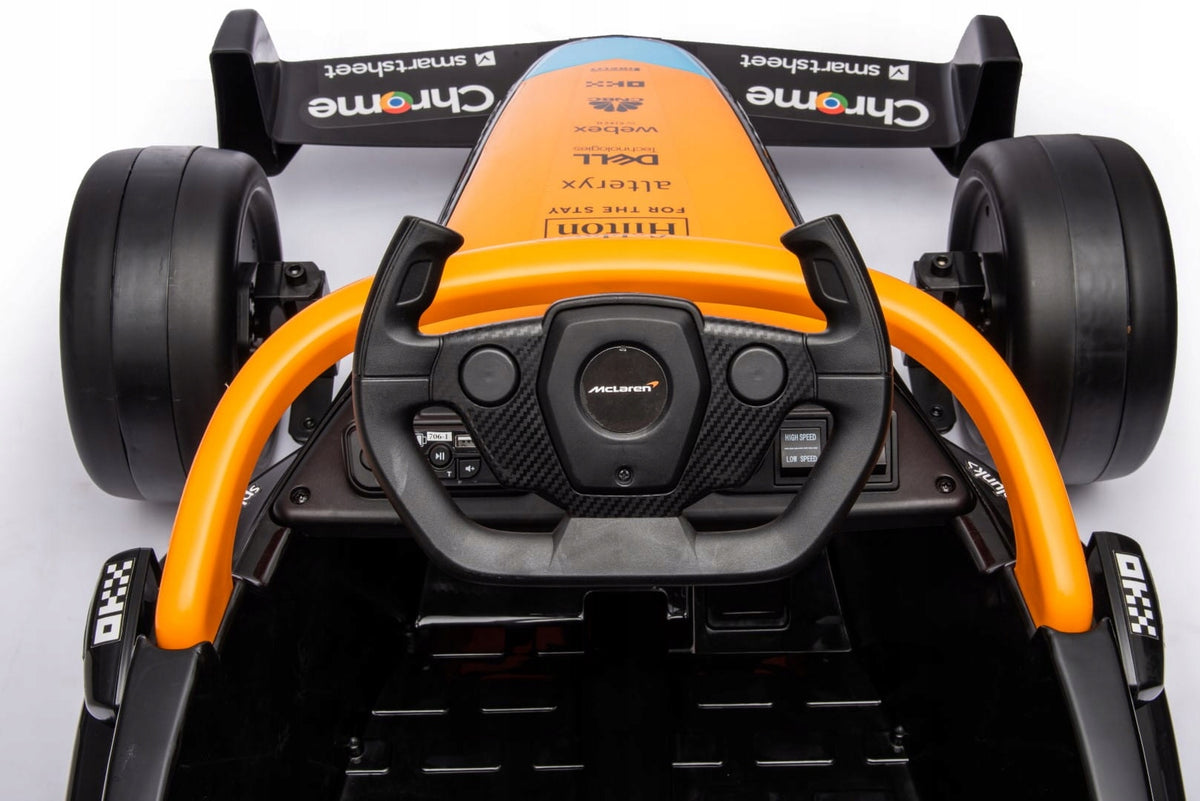 Akumuliatorinis automobilis Bolid Quad elektrinė transporto priemonė McLaren Sun Baby