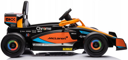 Akumuliatorinis automobilis Bolid Quad elektrinė transporto priemonė McLaren Sun Baby
