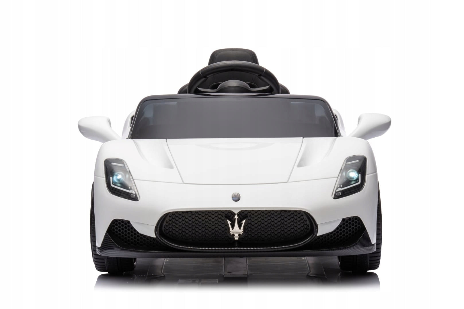Akumuliatorinis automobilis Maserati GT Cabrio su pulteliu, MP3 ir LED