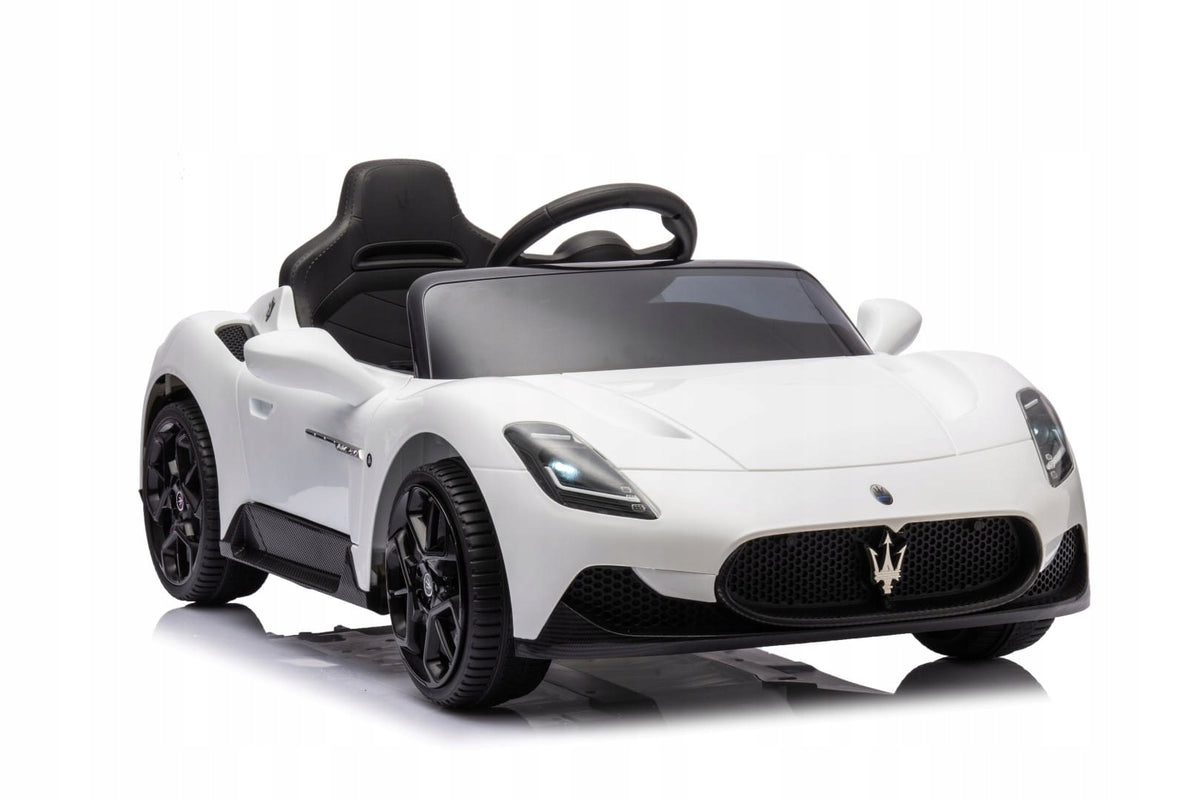 Akumuliatorinis automobilis Maserati GT Cabrio su pulteliu, MP3 ir LED