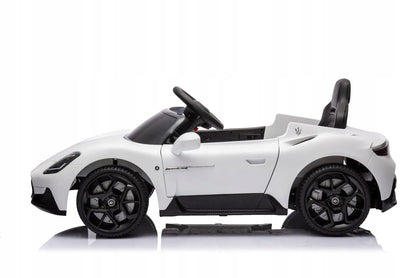 Akumuliatorinis automobilis Maserati GT Cabrio su pulteliu, MP3 ir LED