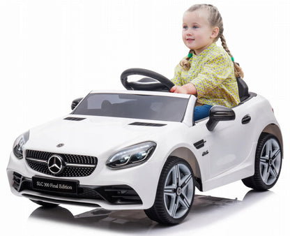 Akumuliatorinis automobilis Mercedes Benz SLC300 Cabrio su nuotolinio valdymo pulteliu, MP3 ir Micro SD