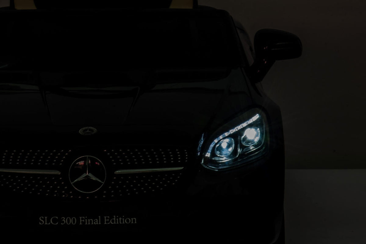 Akumuliatorinis automobilis Mercedes Benz SLC300 Cabrio su pulteliu MP3 Micro SD