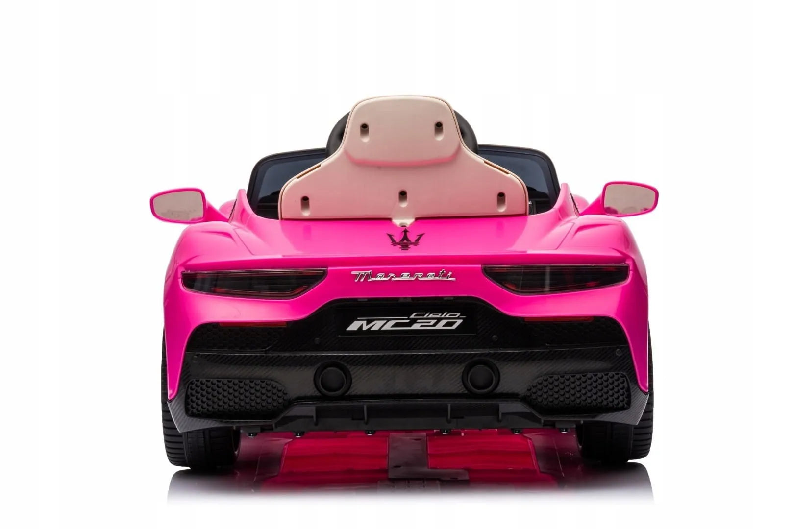 Akumuliatorinis automobilis Sun Baby Maserati GT Cabrio su pulteliu, MP3 ir LED, rožinis