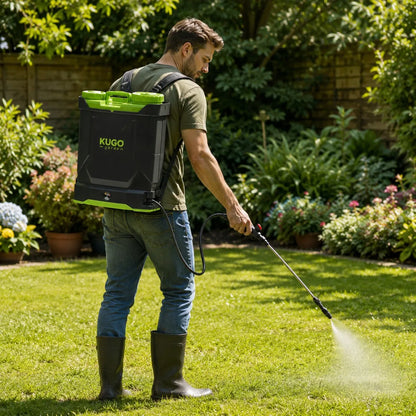 Akumuliatorinis kuprinis purkštuvas 16 l elektrinis purkštuvas MEGA rinkinys